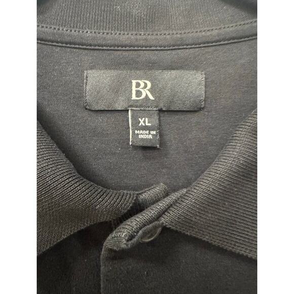 Banana Republic Men’s XL Black Short Sleeve Luxury-Touch Collared Polo Shirt - Picture 4 of 6